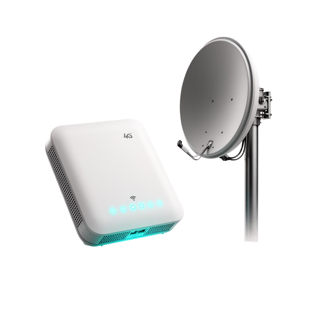 Link Internet 4G router and WiFi antenna